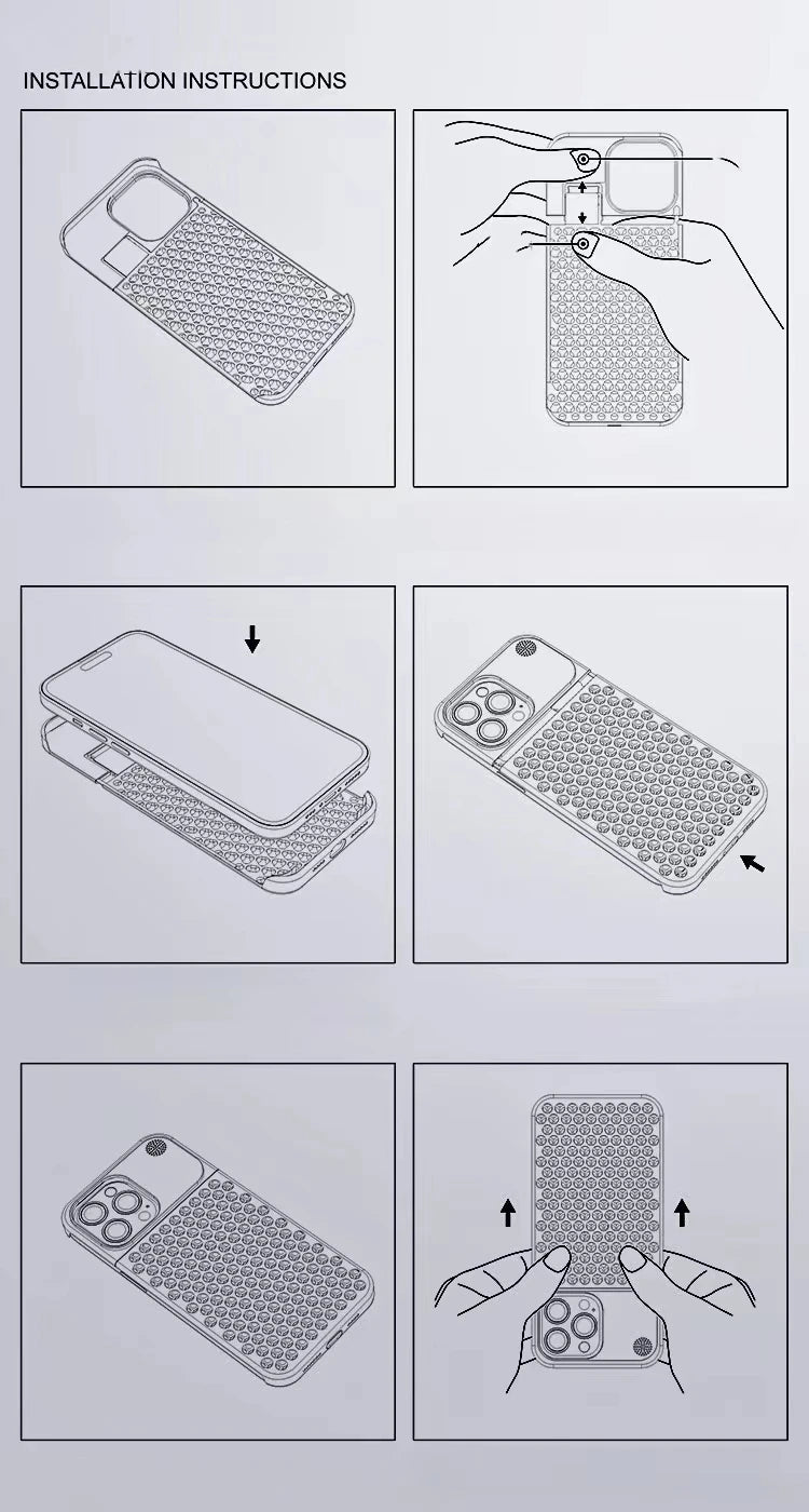 Yapears Aluminum Alloy Fragrance iPhone 15 pro max iPhone 14 Case