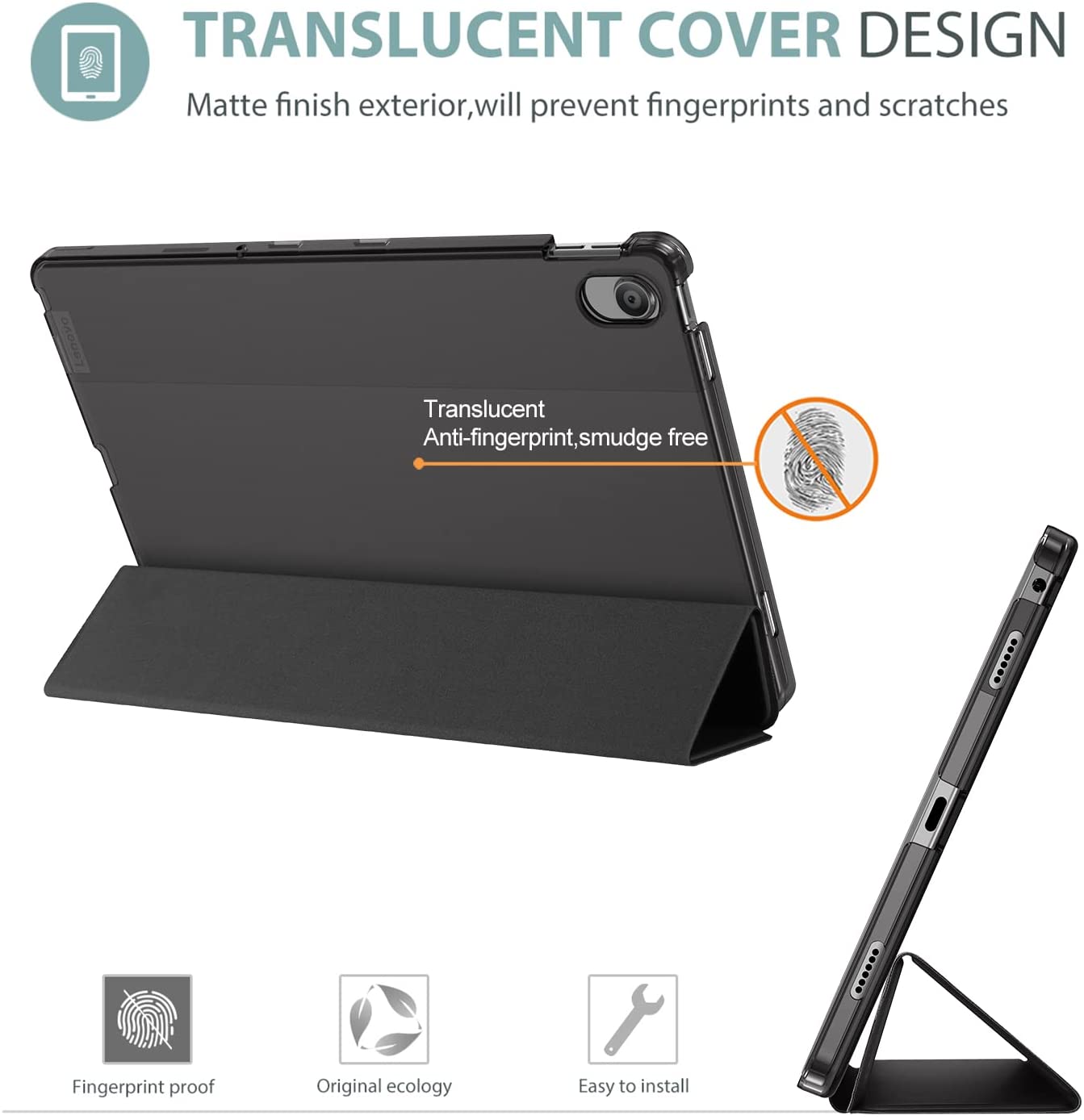Lenovo Tab M10 Plus 10.6" 3rd Gen 2022 Slim Folio Protective Case | Yapears