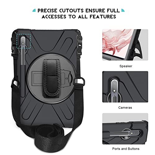 Galaxy Tab S7 2020 / S8 2022 11 Rugged Heavy Duty Case with S Pen Holder | Yapears