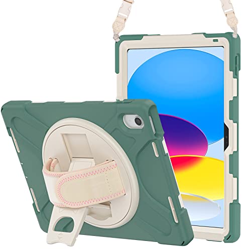 iPad 10th Gen 10.9" 2022 Heavy Duty Case with Shoulder Strap | Yapears