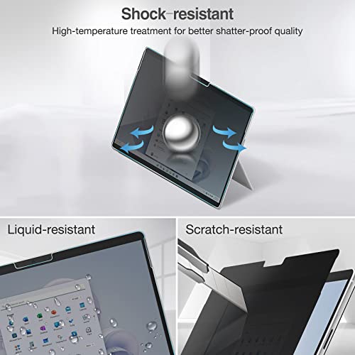 Microsoft Surface Pro 8/ Surface Pro 9/ Surface Pro X 13" Privacy Tempered Glass Screen Protector | Yapears