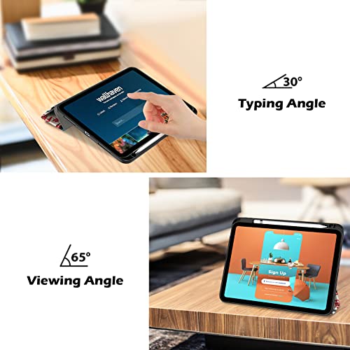 iPad 10th Gen 10.9" 2022 Slim Folio Protective Case with Pencil Holder | Yapears