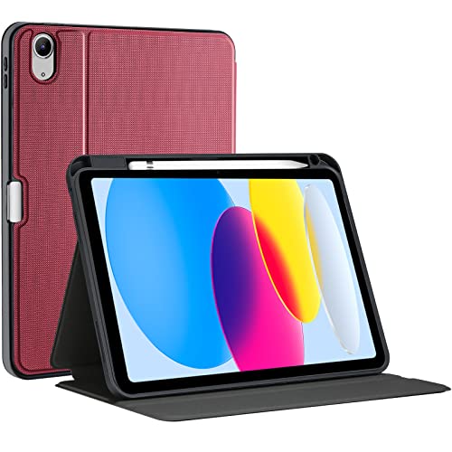iPad 10th Gen 10.9" 2022 Slim Folio Case with Pencil Holder | Yapears