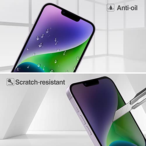 (2 Pack) iPhone 13 Pro Max 2021 / iPhone 14 Plus 2022 6.7" Privacy Tempered Glass Screen Protector | Yapears