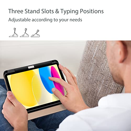 iPad 10th Gen 10.9" 2022 PU Leather Protective Folio Cover | Yapears