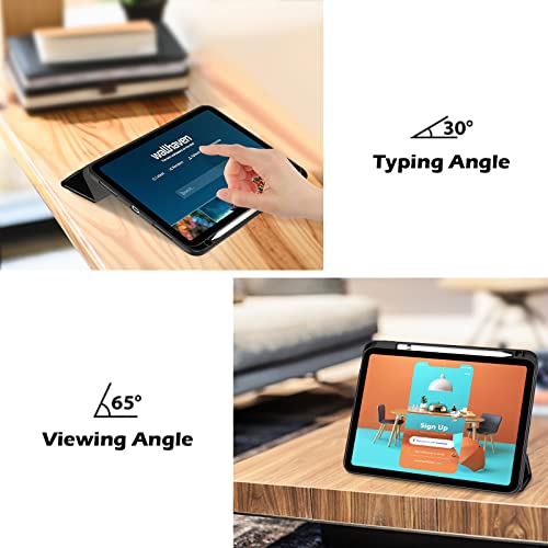 iPad 10th Gen 10.9" 2022 Slim Stand Folio Case with Pencil Holder | Yapears