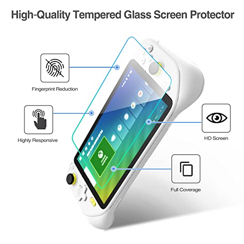 (3 Pack) Logitech G Cloud Gaming Handheld 2022 Upgraded Tempered Glass Screen Protectors | Yapears