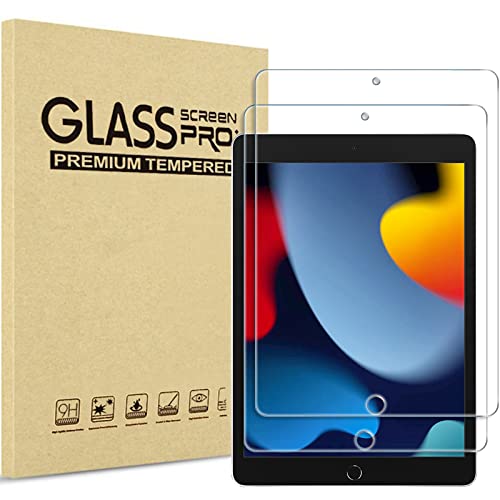 (2 Pack) iPad 10.2" 7th Gen 2019/ 8th Gen 2020/ 9th Gen 2021 Tempered Glass Screen Protector | Yapears