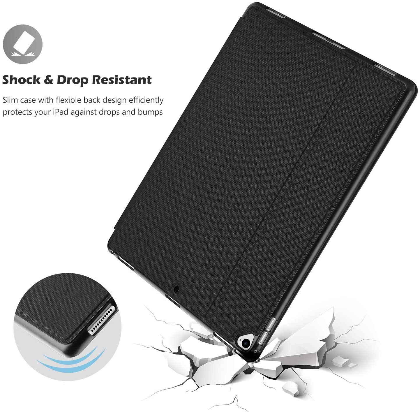 iPad Pro 12.9" 1st Gen 2015 / 2nd Gen 2017 Protective Folio Case | Yapears