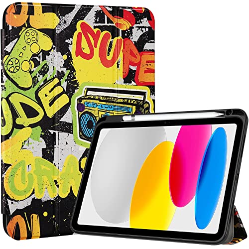 iPad 10th Gen 10.9" 2022 Slim Folio Protective Case with Pencil Holder | Yapears