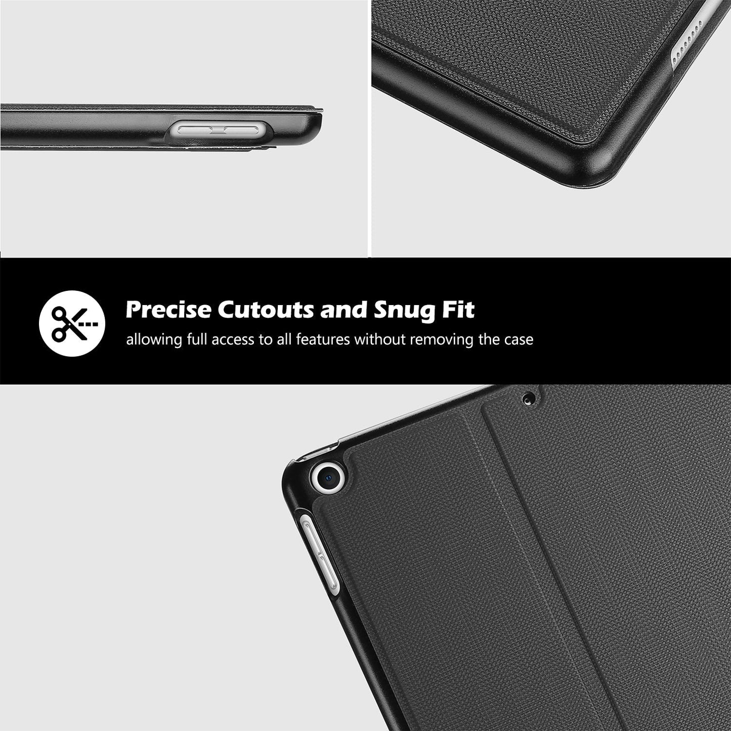 iPad 10.2" 7th Gen 2019/ 8th Gen 2020/ 9th Gen 2021 Slim Stand Folio Case | Yapears