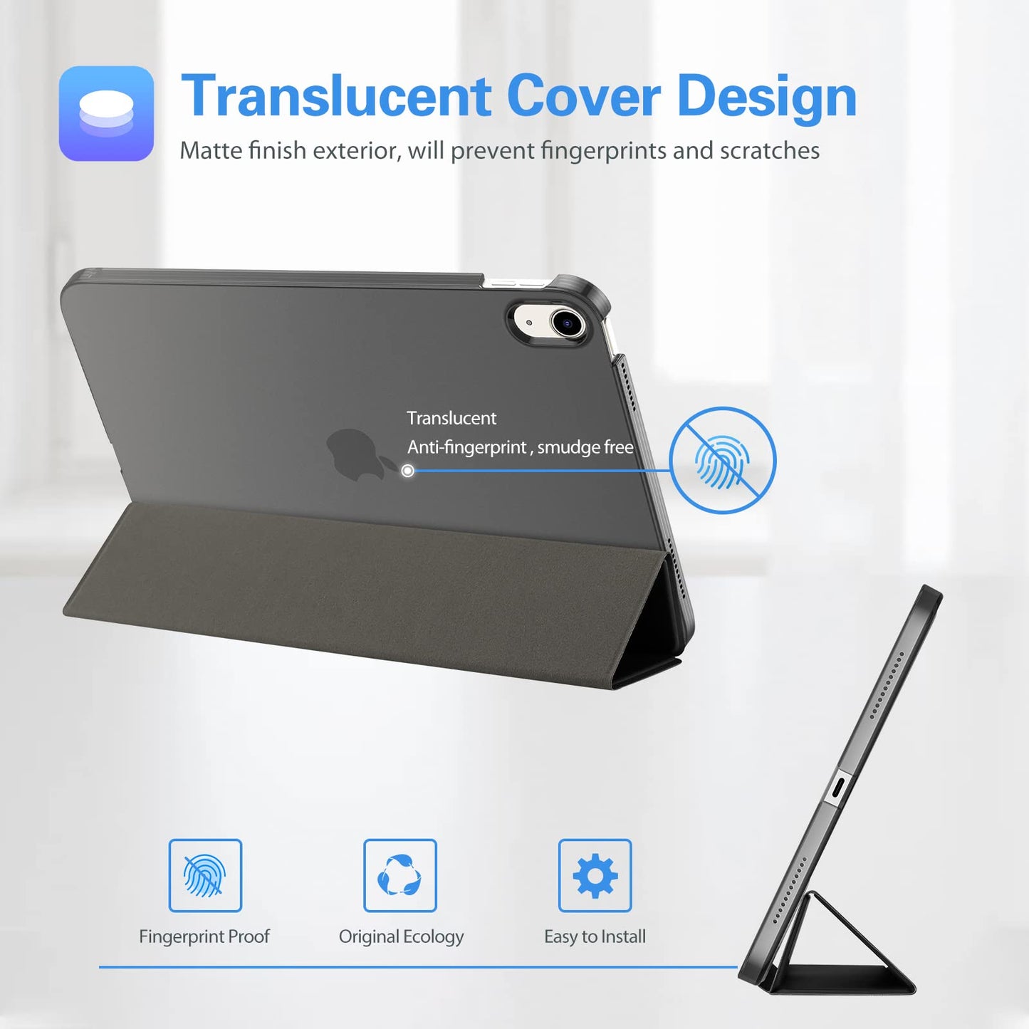 iPad 10th Gen 10.9" 2022 Slim Stand Protective Case | Yapears