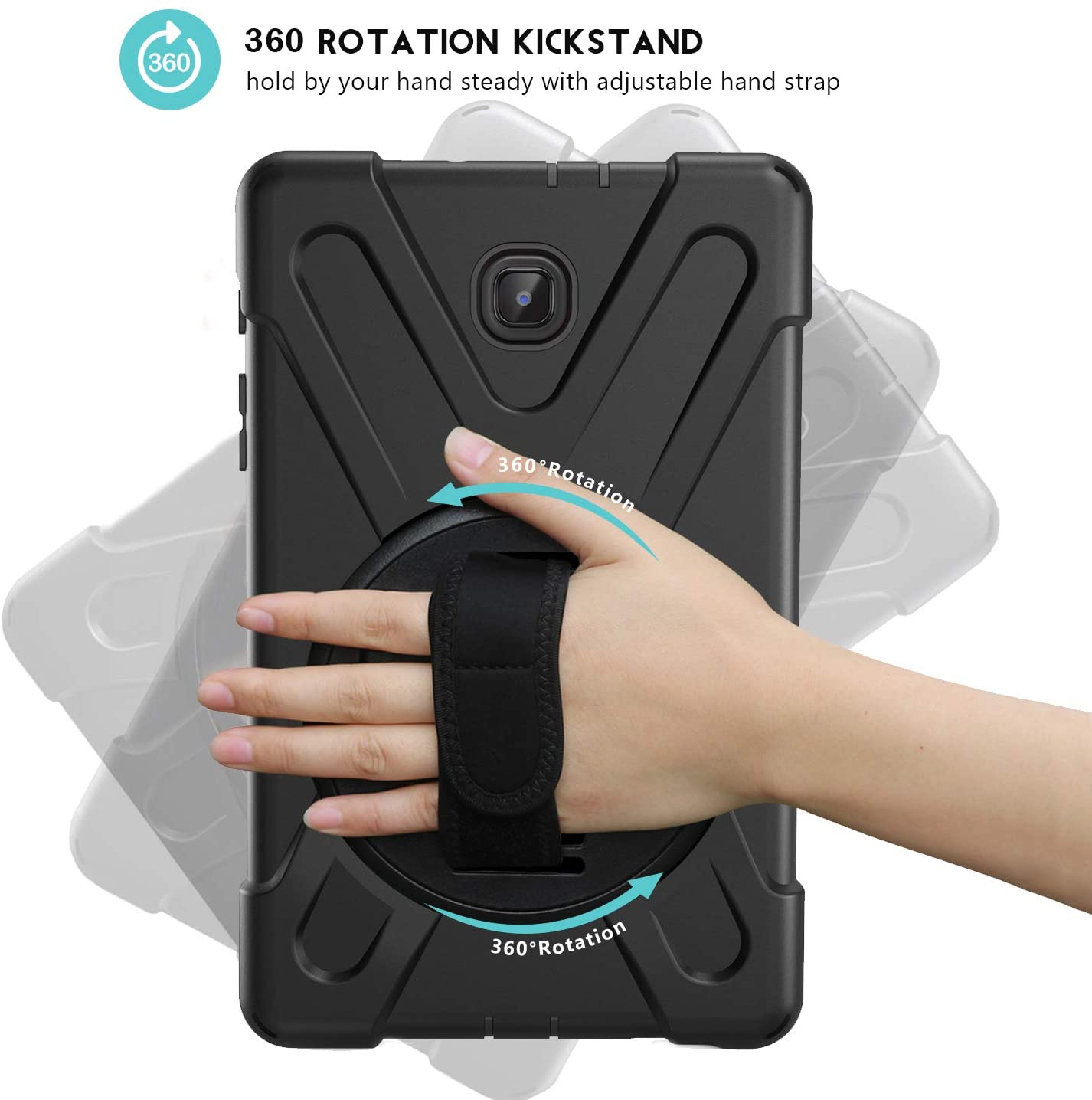 Galaxy Tab A 8.0 2018 Verizon Sprint SM-T387 Heavy Duty Case | Yapears
