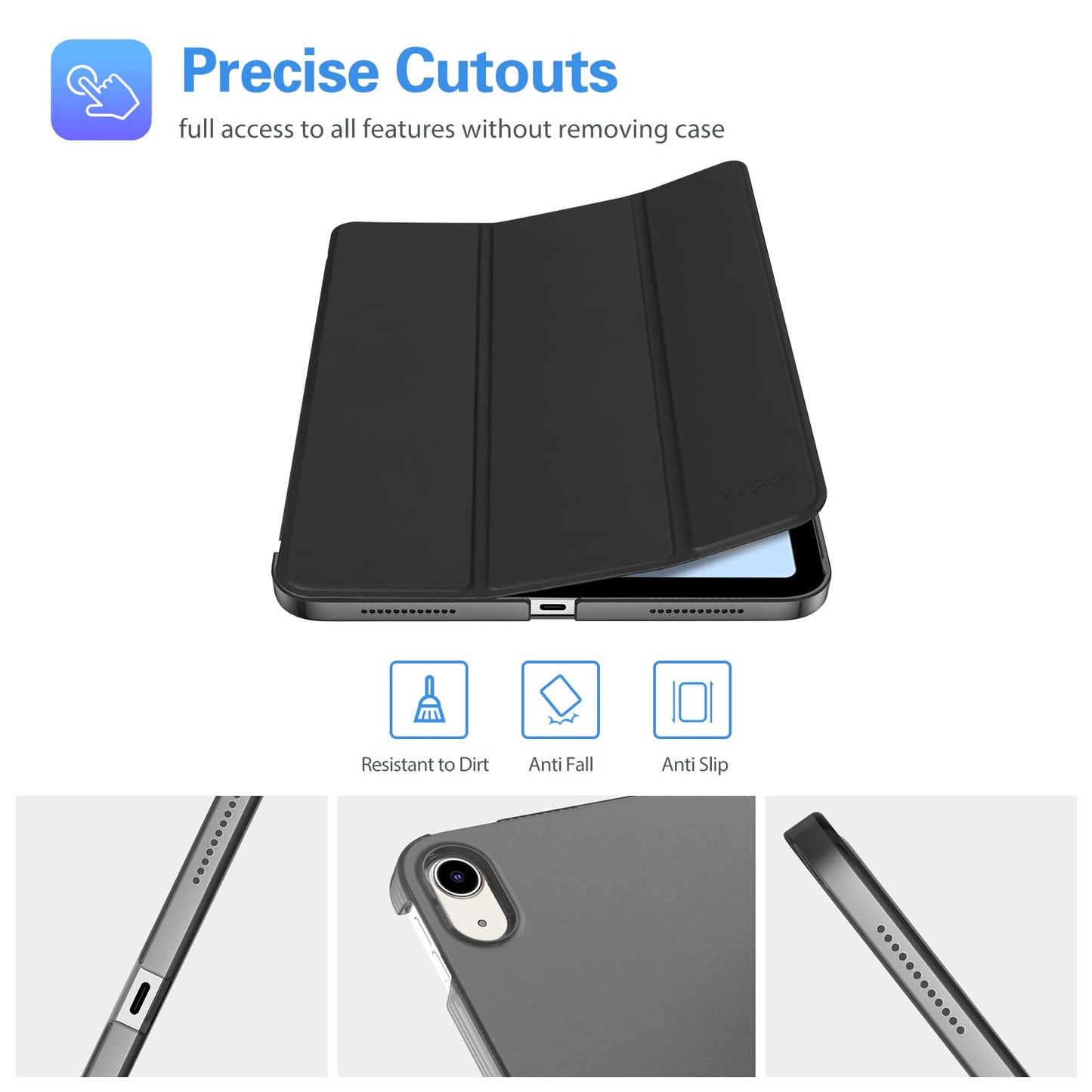 iPad 10th Gen 10.9" 2022 Slim Stand Protective Case | Yapears