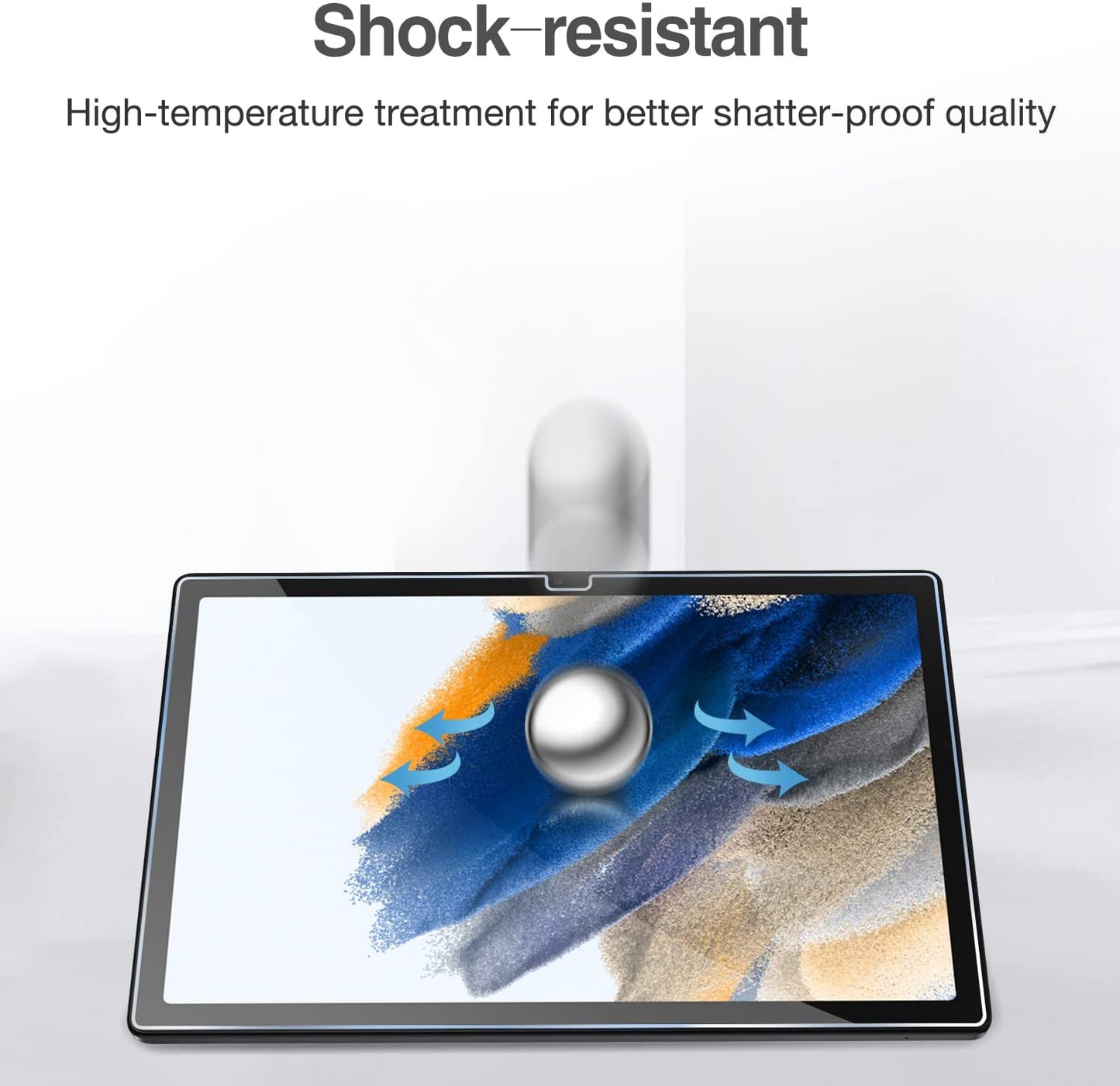 (2 Pack) Galaxy Tab A8 10.5" 2022 Tempered Glass Screen Protector | Yapears