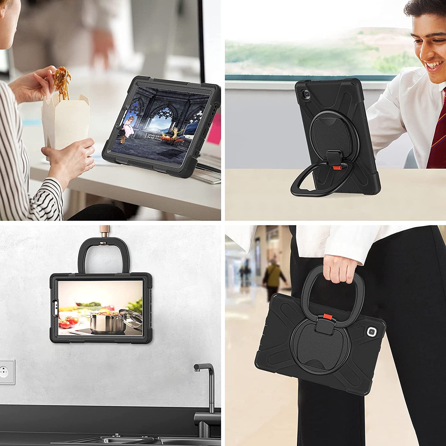 Galaxy Tab A7 Lite 8.7 2021 T220/ T225/ T227 Rugged Heavy Duty Case | Yapears