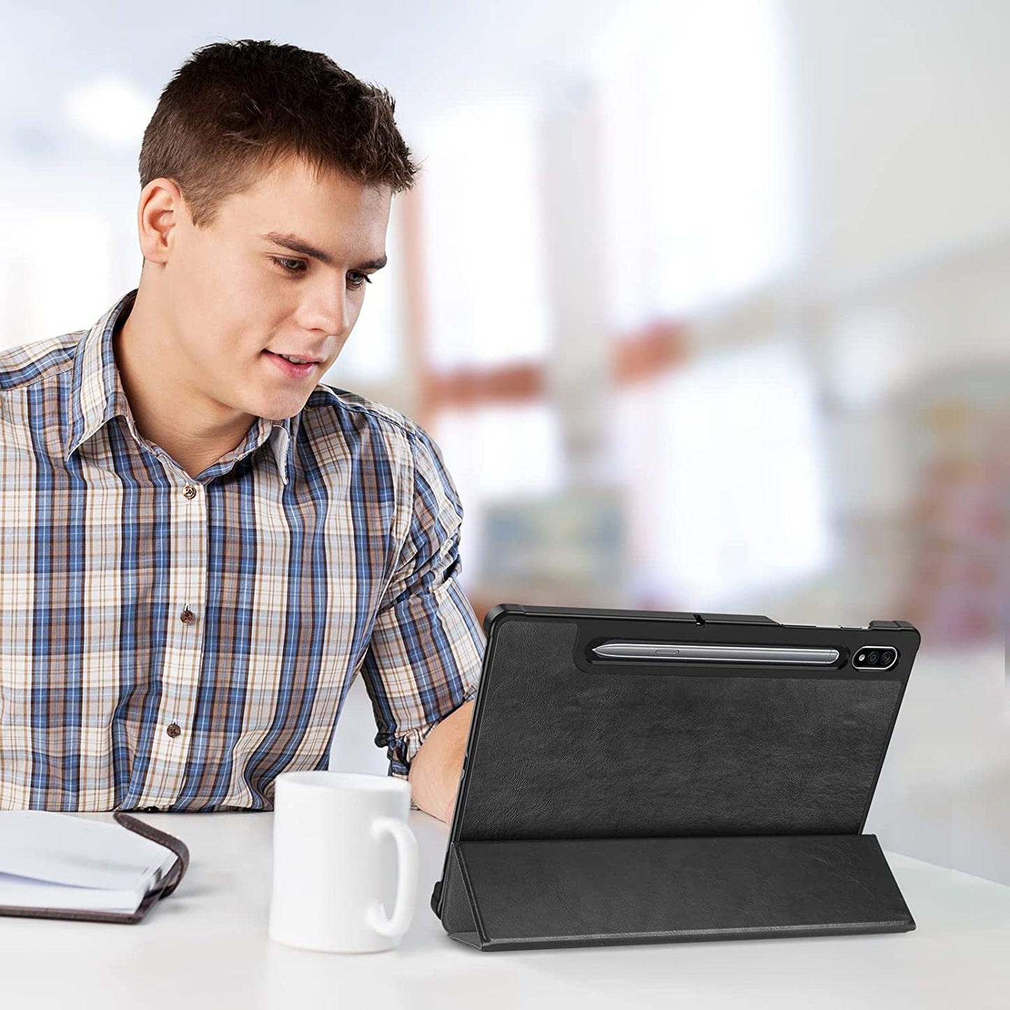 Galaxy Tab S7 2020 / Tab S8 2022 11 Tri-fold Slim Stand Folio Case | Yapears
