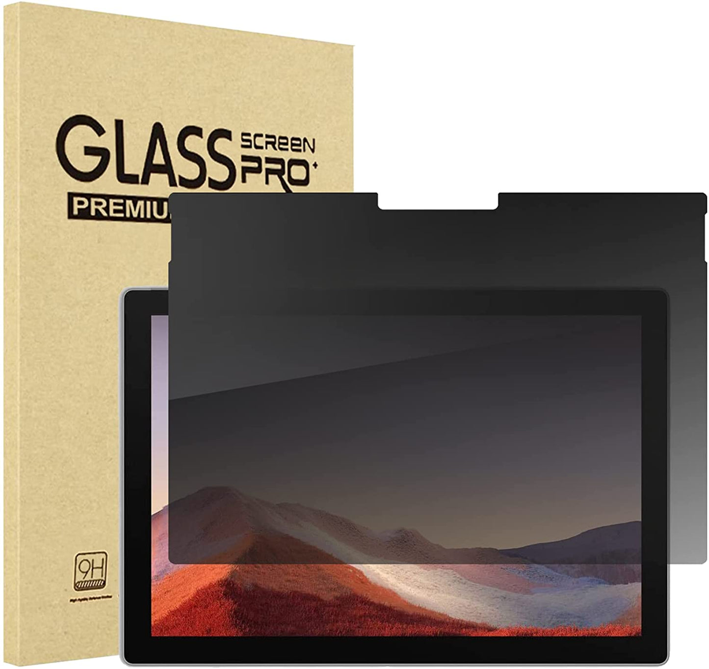 Microsoft Surface Pro 4/ Pro 5/ Pro 6/ Pro 7/ Pro 7 Plus 12.3" Privacy Tempered Glass Screen Protector | Yapears