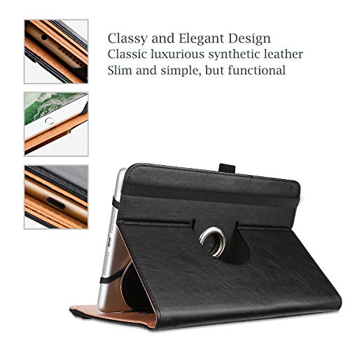 7-8" 360 Degree Rotatable Universal Stand Folio Case | Yapears