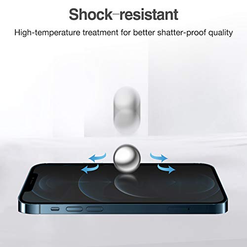 (2 Pack) iPhone 12 Pro Max 6.7" Privacy Tempered Glass Screen Protector | Yapears