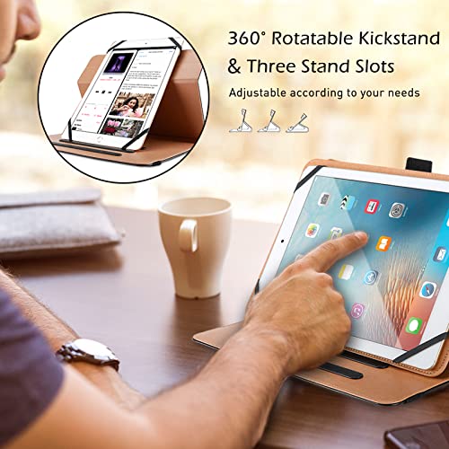 9-10.1" 360 Degree Rotatable Universal Stand Folio Protective Case | Yapears