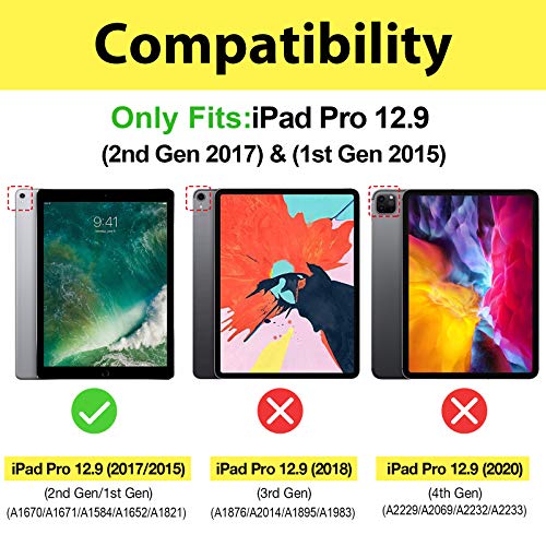 iPad Pro 12.9" 1st Gen 2015 / 2nd Gen 2017 Protective Folio Case | Yapears