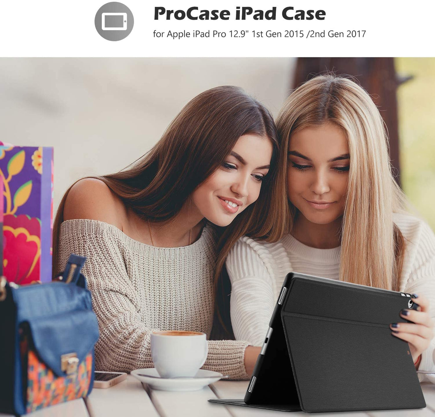 iPad Pro 12.9" 1st Gen 2015 / 2nd Gen 2017 Protective Folio Case | Yapears