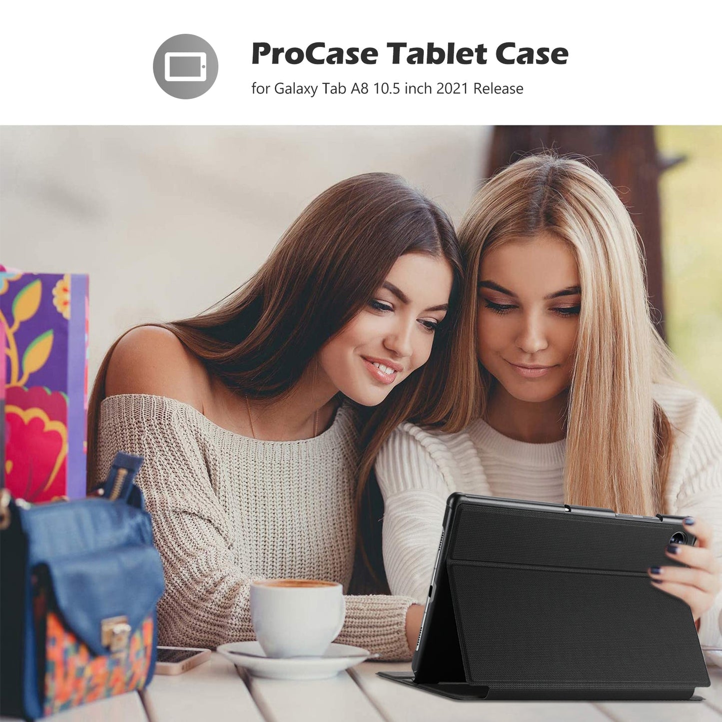 Galaxy Tab A8 10.5 2022 X200/ X205/ X207 Slim Folio Case | Yapears