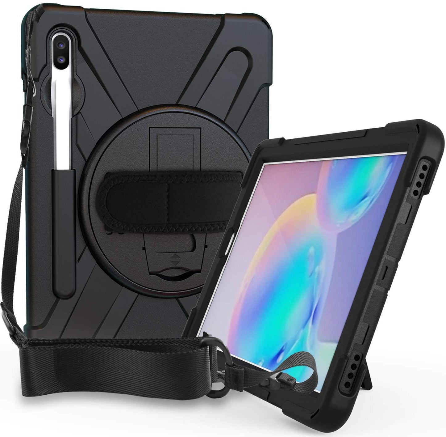 Galaxy Tab S6 10.5 T860/ T865/ T867 Heavy Duty Case with S Pen Holder | Yapears